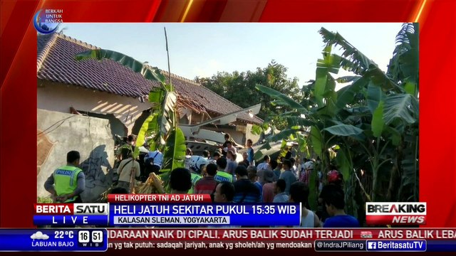 Heli Jatuh di Sleman Menewaskan 3 Orang