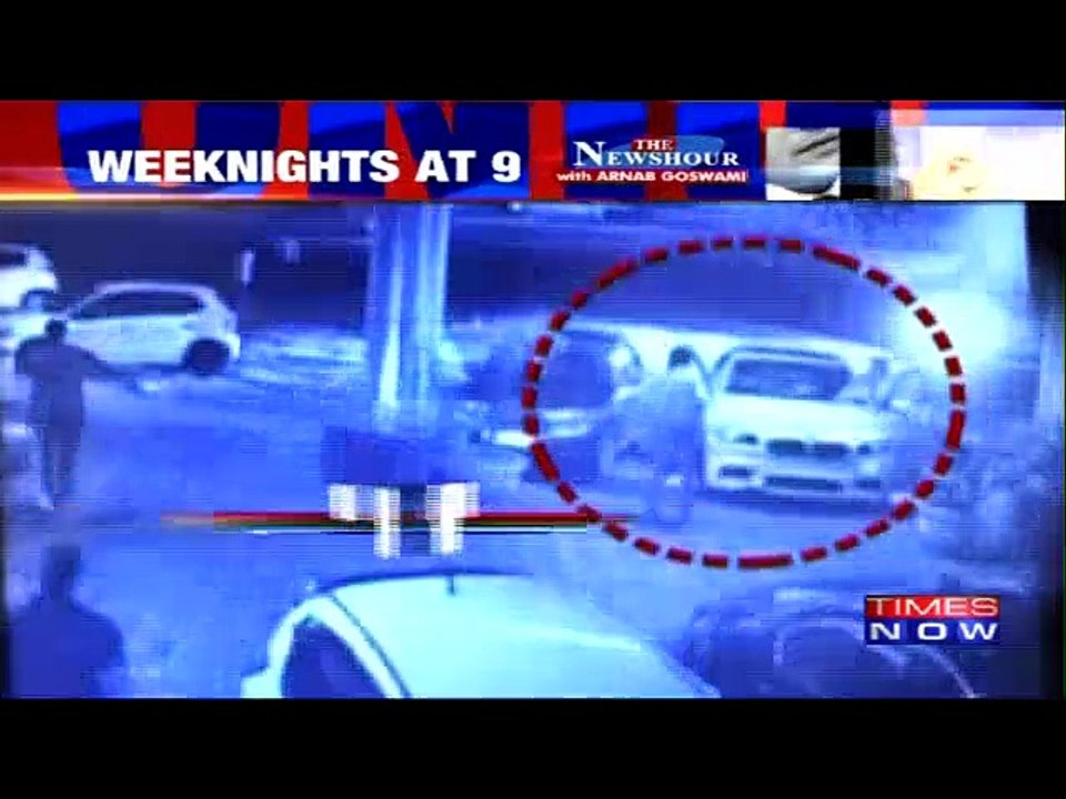 Latest CCTV footage busts neta and his son's defence