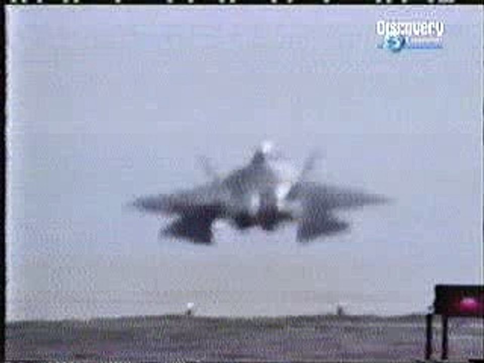 F-22 Raptor Crash Landing during a Test Flight in Action at USAF Edwards Air Force Base California