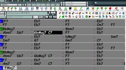 Old Devil Moon (黒本進行)