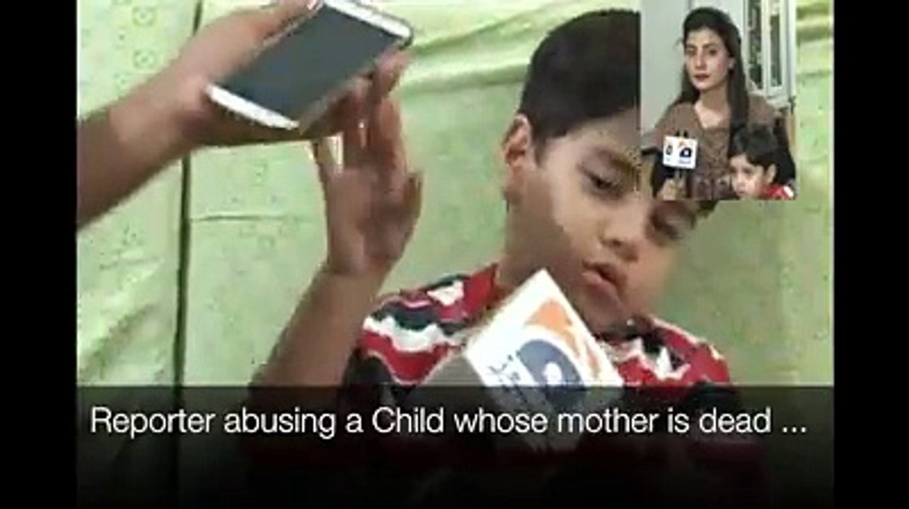 Reporter abusing a child whose mother was dead