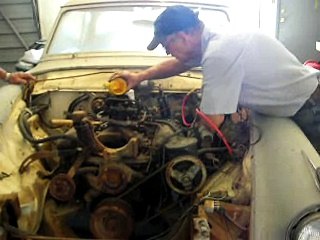 Studebaker Golden Hawk Start Up from a 20 year sleep