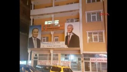 Yozgat - Davutoğlu'nun Fotoğrafının Üzerine Başbakanın Fotoğrafı Yapıştırıldı