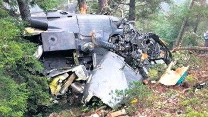 Giresun'daki Askeri Helikopterin Düşmeden Önceki Son Görüntüsü