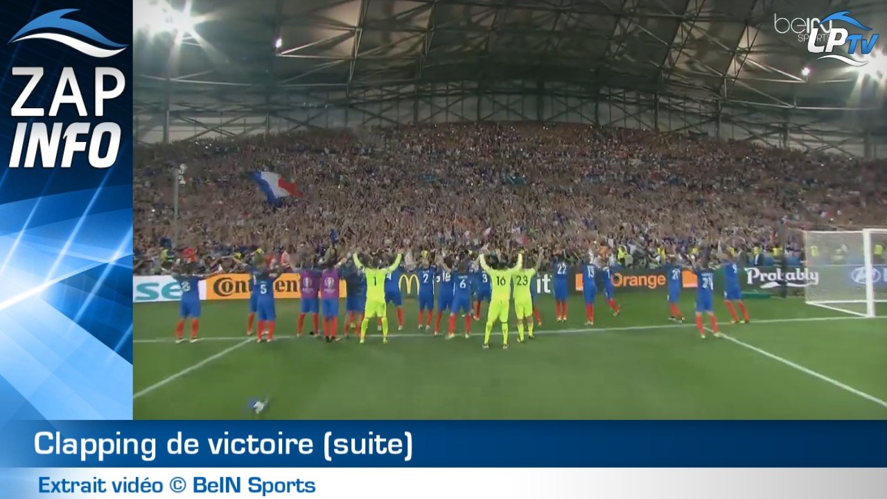 Zap : l'étonnant clapping au Vélodrome avec les Bleus