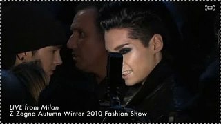 Bill Tom Kaulitz ZZegna Fashion Show Milano 2010 01 19 Summary