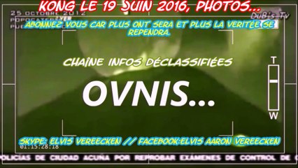 Une observation massive d’Ovnis à Hong Kong le 19 juin 2016...