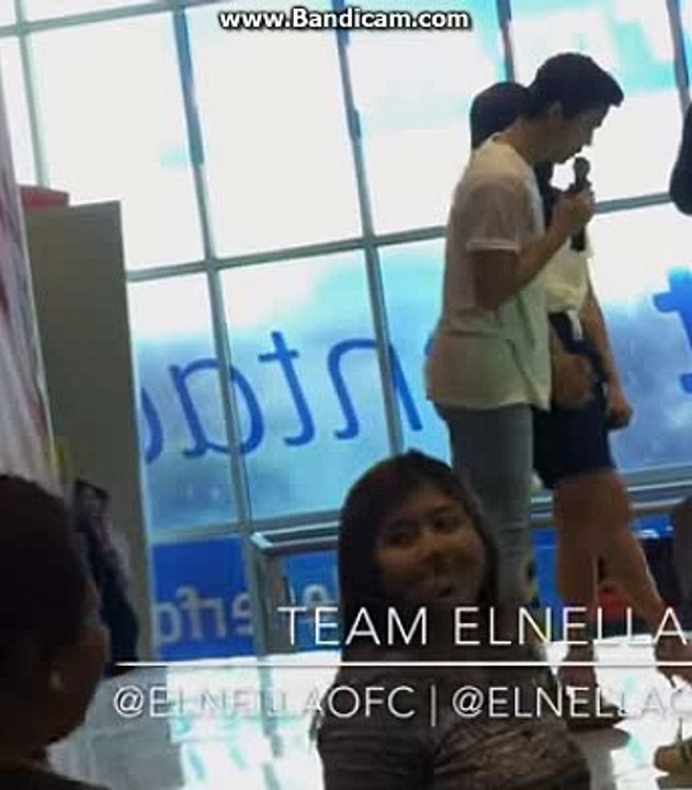 Elnella: Elmo magalona and Janella salvador in SM fairview (born for you)