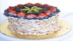 Watermelon Cake With Whipped Cream And Fresh Fruits By Easy Food Decoration