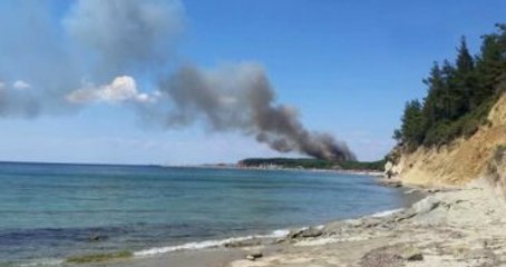 Tarihi Gelibolu Yarımadası'nda Orman Yangını