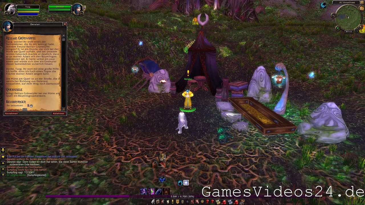 World of Warcraft Quest: Rellian Grünwipfel