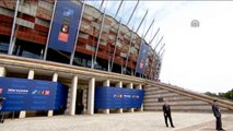 Cumhurbaşkanı Erdoğan, NATO Zirvesinin Yapılacağı Ulusal Stadyum'a Geldi