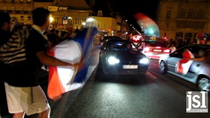 Autun en fête après la victoire des Bleus en demi finale de l'Euro