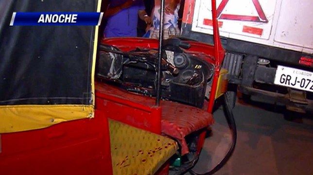 Accidente de tránsito deja como resultado dos personas heridas