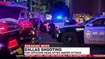 US police officers killed 'by snipers' at Dallas protest