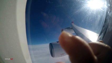 A340 4K Wingview landing at Zürich : Welcome home Thomas!