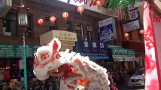Lion dance in San Francisco Chinatown 8-24-14