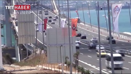 Osmangazi Köprüsü'nde dönüş yoğunluğu