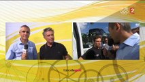 Incident au Tour de France : L'Arche de «la flamme rouge» s'écroule sur les coureurs - Plusieurs blessés - Regardez