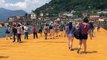 Floating Piers on Lago d'Iseo, Italy