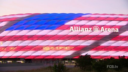 FC Bayern goes USA - Allianz Arena shines in red, white and blue