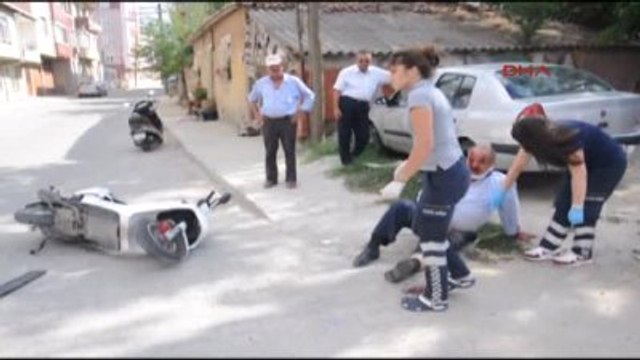 Tekirdağ - Malkara?da Motosiklet Ticari Araca Çarptı, 1 Yaralı