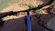 Terrifying MTB Trail Ride With Aaron Chase and a GPS-Tracking Drone