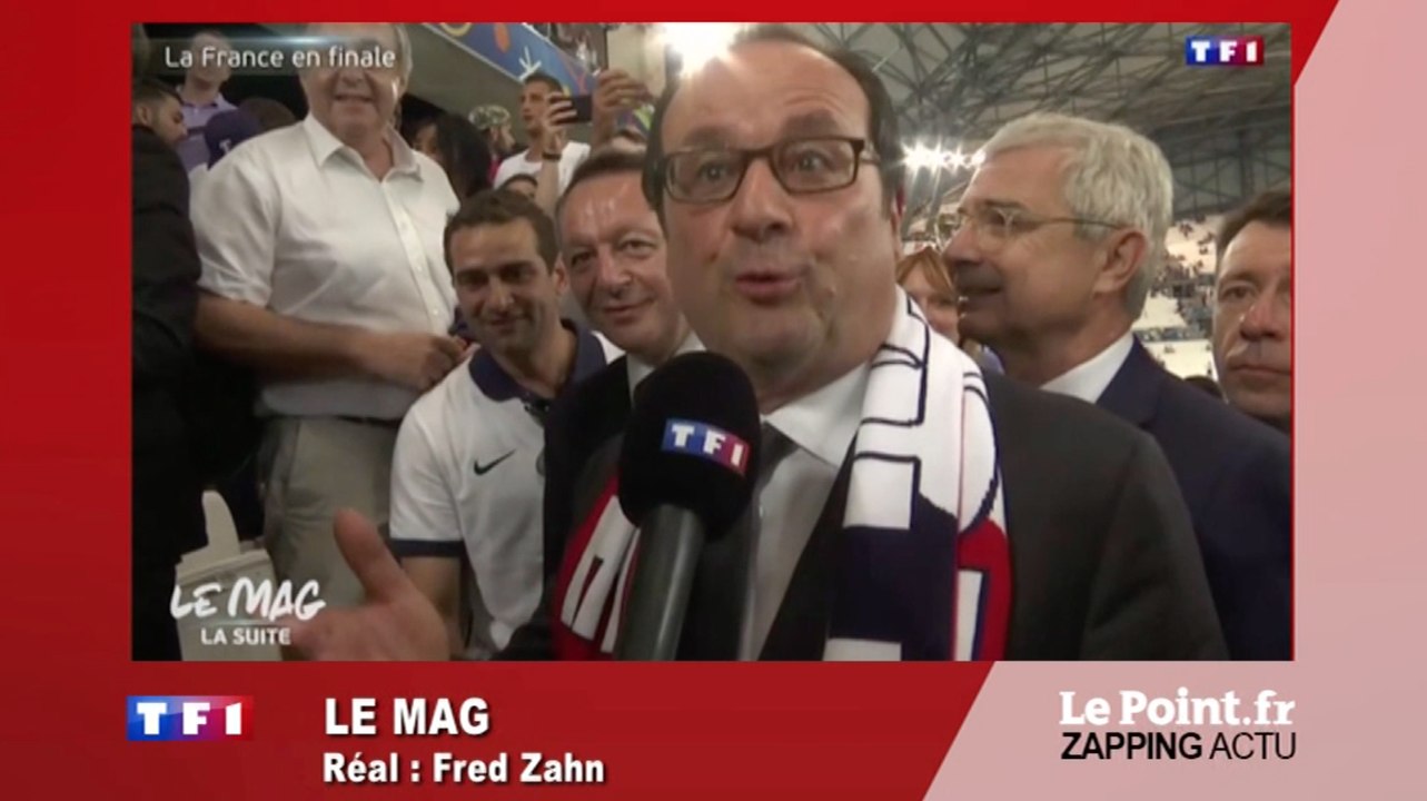 Euro 2016 : « On a fait le plus difficile, mais le plus dur nous attend ! », déclare Hollande - Zapping du 8 juillet