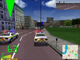 Midtown Madness 2 Online Pursuit Gameplay 3 (2 cops vs 1 robber on Turkey Day)