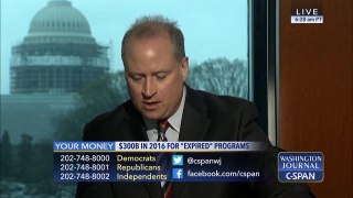 CSPAN discussion on expired appropriations (3/28/2016)