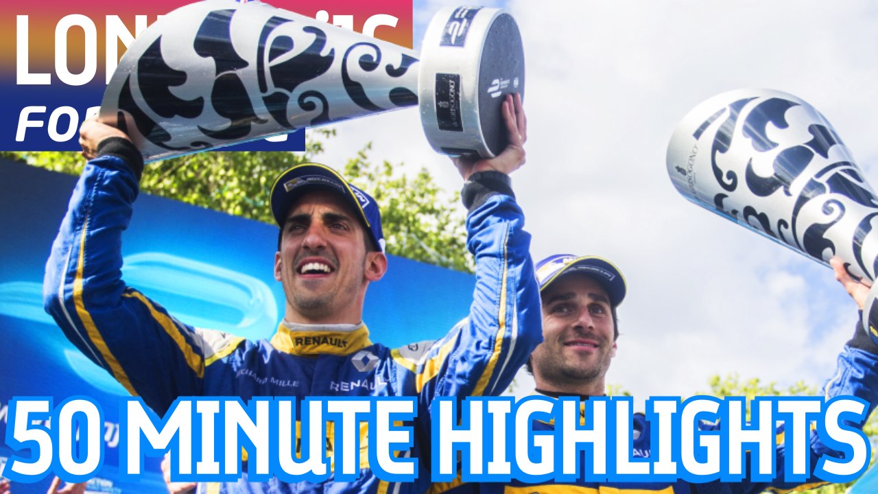 VISA London ePrix 2016 (Sunday: 50 Minute Highlights)