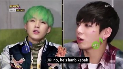 BTS Suga x Jungkook  We're much more than lamb skewer duo