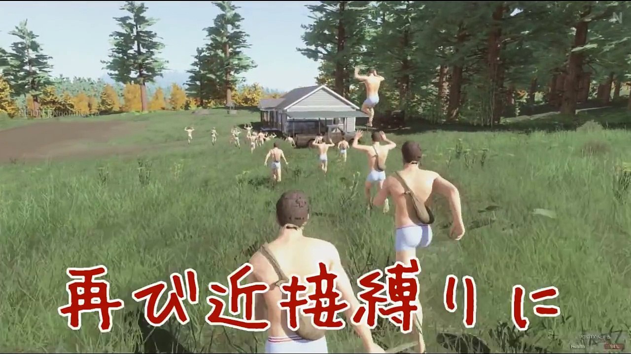 【GTA5×DayZ】男女の裸集団が人々に襲い掛かる！？【あのギャグもやります】