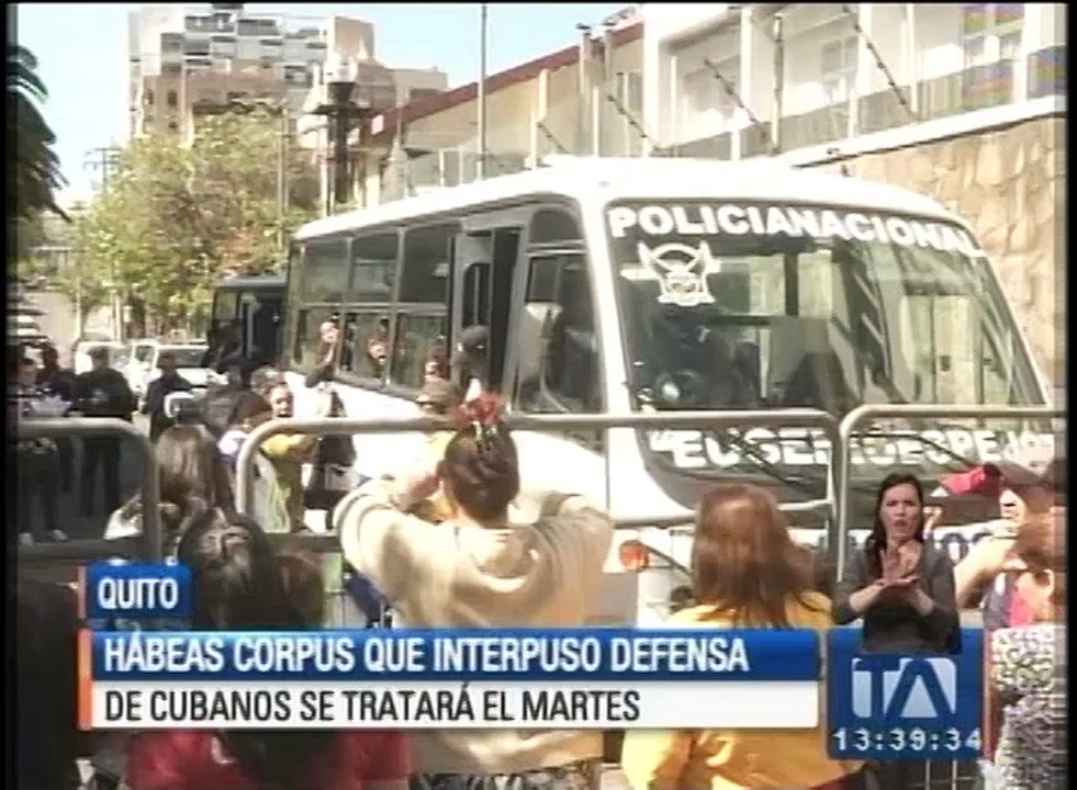 Cubanos retenidos en Quito habrían recibido sentencia de no deportación