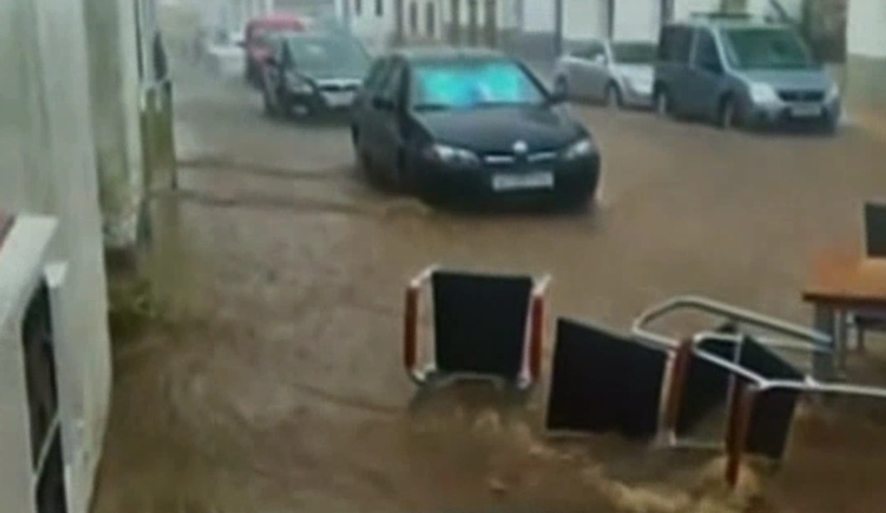 Intensas lluvias en España causa inundaciones