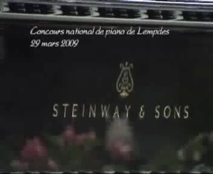 Concours de piano Margot Demouron 29 mars 2009 Lempdes