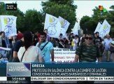 Griegos protestan contra Cumbre de la OTAN