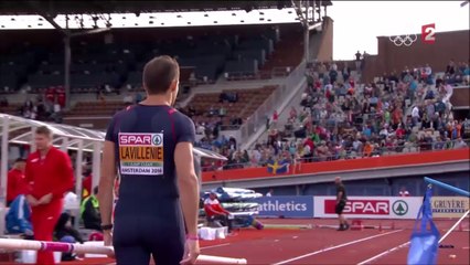 qualifications du saut à la perche H - ChE 2016 athlé (Lavillenie, Joseph, Menaldo)
