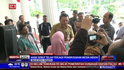 Mesin Absen Online Rusak, Ahok: Nggak Dapat TKD