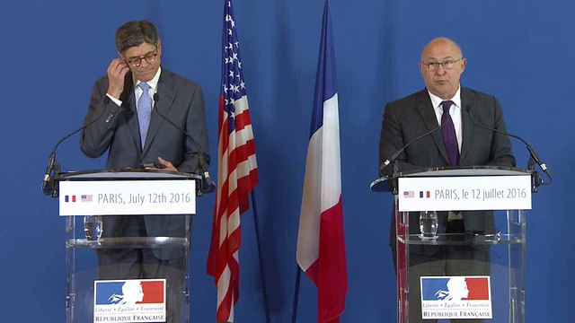 Archive - Point de presse de Michel Sapin et Jack Lew