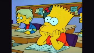 Bart Dreams About Nelson Muntz - The Simpsons