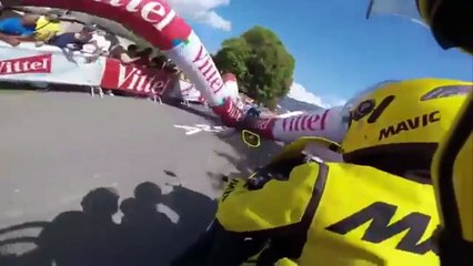 la flamme rouge s'effondre sur Adam Yates