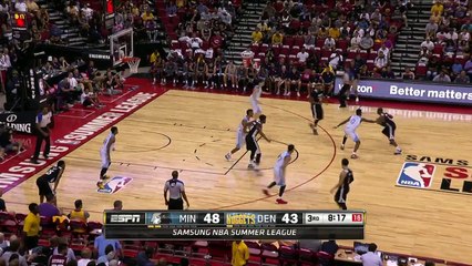 Minnesota Timberwolves vs Denver Nuggets  July 8, 2016  NBA Las Vegas Summer League 2016