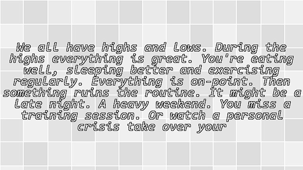 Look After Your Body, It's the Only Place You C...