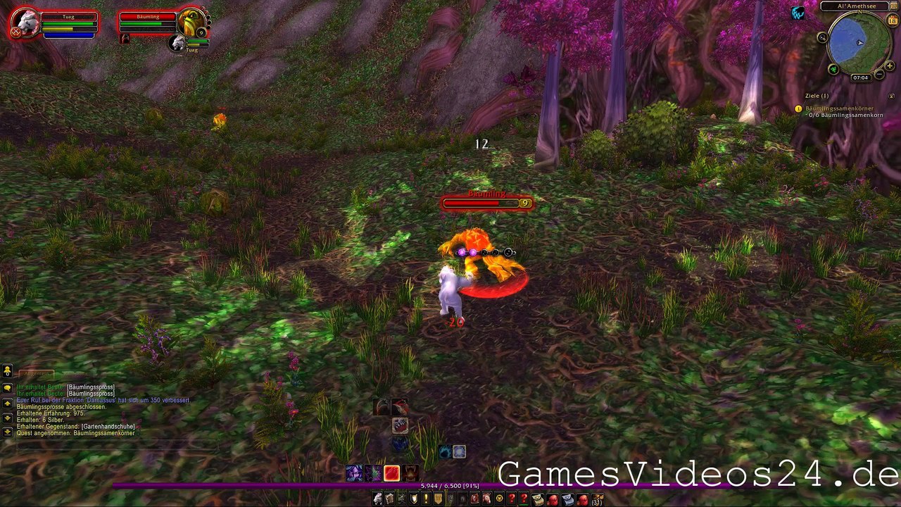World of Warcraft Quest: Bäumlingssamenkörner