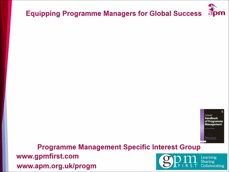 Gower Handbook Chapter 1: Future Trends for Programme Management