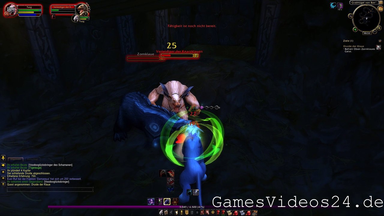 World of Warcraft Quest: Druide der Klaue