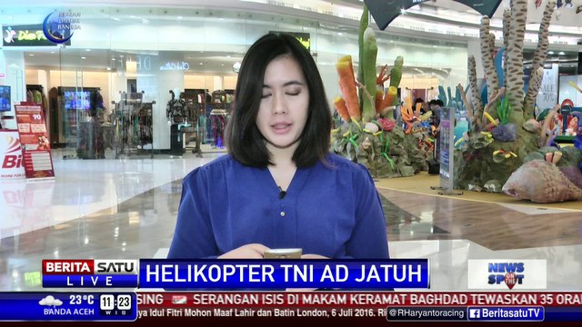 Kronologis Heli TNI AD Jatuh di Sleman