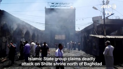 IS claims new deadly attack on Shiite shrine in Iraq