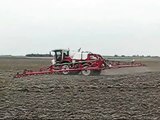 Agrifac Condor on ploughed field at 15 km/h